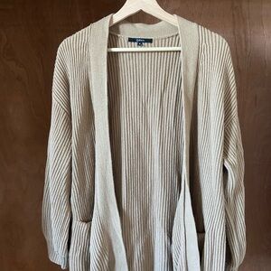Quince Oversized Cotton Cardigan